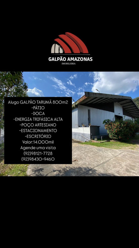 Locação- Galpão 800m² no Tarumã